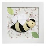 Quadro Decorativo Abelha Quarto Bebê Infantil Menina - Potinho de mel