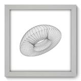 Quadro Decorativo - Abstrato - 22cm x 22cm - 136qnaab - Allodi