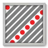 Quadro Decorativo - Abstrato - 33cm x 33cm - 115qnabb - Allodi
