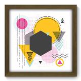 Quadro Decorativo - Abstrato - 33cm x 33cm - 232qdam - Allodi