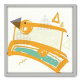 Quadro Decorativo - Abstrato - 70cm x 70cm - 106qnadb - Allodi