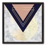 Quadro Decorativo - Abstrato - 70cm x 70cm - 180qnadp - Allodi