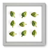 Quadro Decorativo - Alcachofra - 22cm x 22cm - 009qncab - Allodi