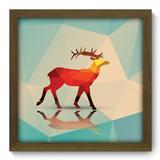 Quadro Decorativo - Alce - 33cm x 33cm - 106qdsm - Allodi
