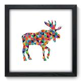 Quadro Decorativo - Alce - 33cm x 33cm - 177qdsp - Allodi