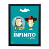 Quadro Decorativo ao Infinito e Além Toy Story 33x45cm - Cantaki