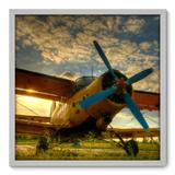Quadro Decorativo - Avião - 70cm x 70cm - 004qnddb - Allodi