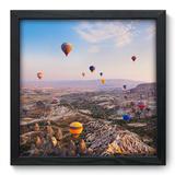 Quadro Decorativo - Balonismo - 33cm x 33cm - 119qnpbp - Allodi