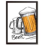 Quadro Decorativo - Beer - 25x19cm - Cool art
