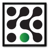 Quadro Decorativo - Bolas - 50cm x 50cm - 047qnacp - Allodi