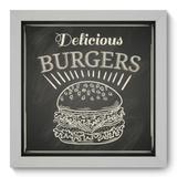 Quadro Decorativo - Burguer - 22cm x 22cm - 056qdcb - Allodi