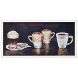 Quadro Decorativo Café Bistrô 70x35cm - Decore pronto