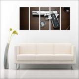 Quadro Decorativo Cão Pet Shop Decorações Salas 5 Peças GG7 - Vital