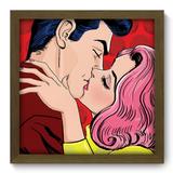 Quadro Decorativo - Casal Pop Art - 33cm x 33cm - 075qdvm - Allodi