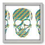 Quadro Decorativo - Caveira - 33cm x 33cm - 100qndbb - Allodi