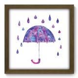 Quadro Decorativo - Chuva - 33cm x 33cm - 128qddm - Allodi