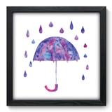 Quadro Decorativo - Chuva - 33cm x 33cm - 128qddp - Allodi