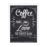 Quadro Decorativo Coffe and Love 33x45cm - Cantaki