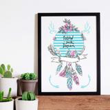 Quadro Decorativo com Moldura Follow - Love decor