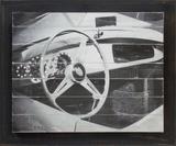 Quadro Decorativo com Strass Tela com Moldura Lamborghini Antigo 60x50cm - Decore pronto