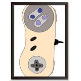 Quadro Decorativo - Controle Game - 46x34cm - Cool art