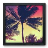 Quadro Decorativo - Coqueiros - 33cm x 33cm - 040qnpbp - Allodi