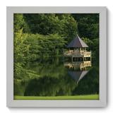 Quadro Decorativo - Coreto - 22cm x 22cm - 031qdpb - Allodi
