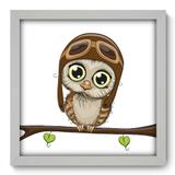 Quadro Decorativo - Corujinha - 33cm x 33cm - 102qdbb - Allodi