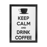 Quadro Decorativo Drink Coffee 40x30 com Base - DRossi