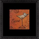 Quadro Decorativo Drink Dry Martini Cheers 45x45cm - Decore pronto