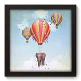 Quadro Decorativo - Elefante - 22cm x 22cm - 008qdip - Allodi