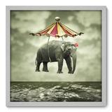Quadro Decorativo - Elefante - 50cm x 50cm - 006qnscb - Allodi