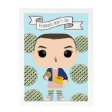 Quadro Decorativo Eleven Amigos não Mentem Stranger Things 33x45cm - Cantaki