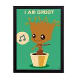 Quadro Decorativo Eu sou Groot 33x45cm - Cantaki