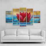 Quadro Decorativo Flor de lotus em Mdf - Rcs decorações