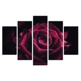 Quadro decorativo Flor rosa roxa em mdf - Rcs decorações