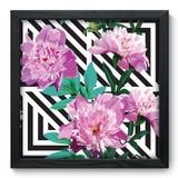Quadro Decorativo - Flores - 33cm x 33cm - 029qnfbp - Allodi