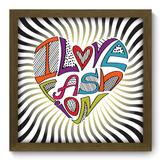 Quadro Decorativo - Frase - 33cm x 33cm - 164qdrm - Allodi