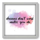 Quadro Decorativo - Frase - 33cm x 33cm - 215qdrb - Allodi