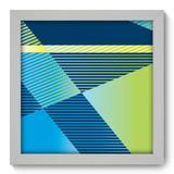 Quadro Decorativo - Geometria - 22cm x 22cm - 199qnaab - Allodi