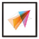 Quadro Decorativo - Geometria - 70cm x 70cm - 197qnadp - Allodi