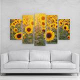 Quadro Decorativo Girassol em Mdf - Rcs decorações