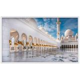Quadro Decorativo Grande Mesquita Sheikh Zayed em Abu Dhabi 190x110cm - Decore pronto