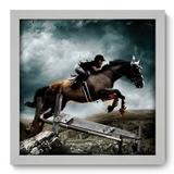 Quadro Decorativo - Hipismo - 33cm x 33cm - 018qdeb - Allodi