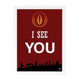 Quadro Decorativo I See You Senhor dos Anéis 33x45cm - Cantaki