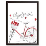 Quadro Decorativo - Lets Go For a Ride - 34x24cm - Cool art