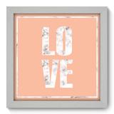 Quadro Decorativo - Love - 22cm x 22cm - 006qnrab - Allodi