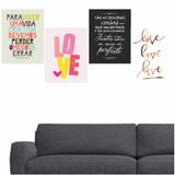 Quadro Decorativo Love Amor Frases Divertidos - Quadros mais