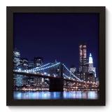 Quadro Decorativo - Nova Iorque - 22cm x 22cm - 047qnmap - Allodi