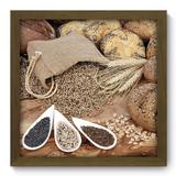 Quadro Decorativo - Pães - 33cm x 33cm - 148qdcm - Allodi
